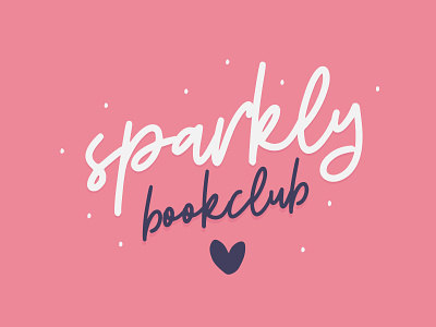 Sparkly Bookclub | Logo branding colors design logo typography ui