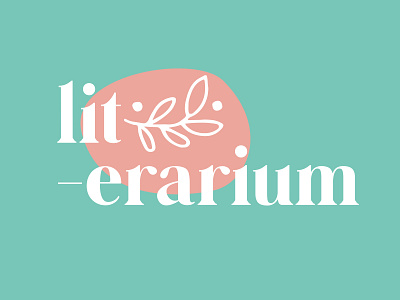 Literarium Logo branding colors design logo typography