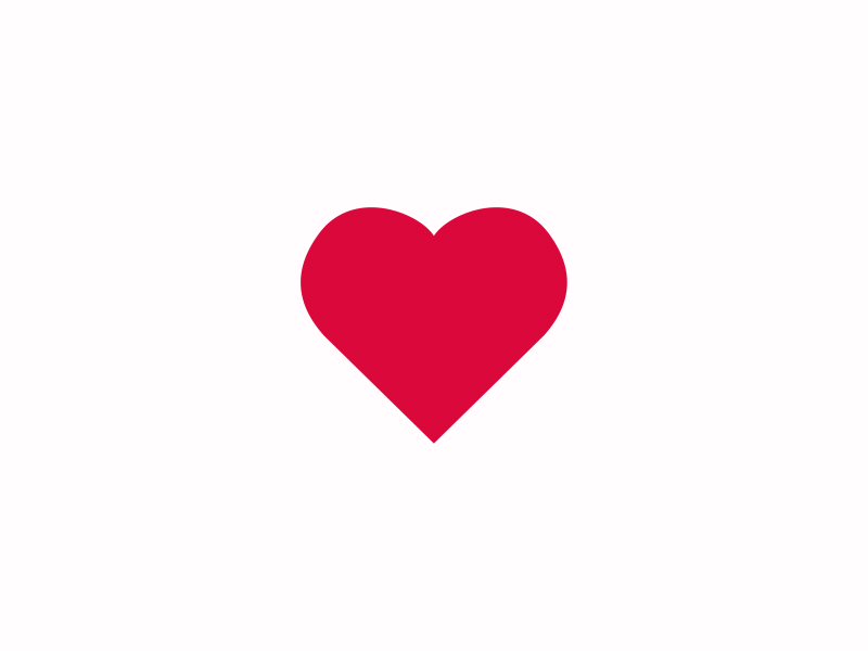 Hello Dribbble animation colors first shot heart motion motion design