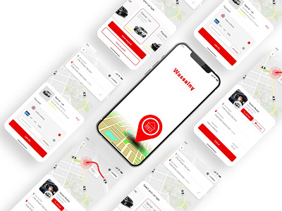 Car driver App ui design