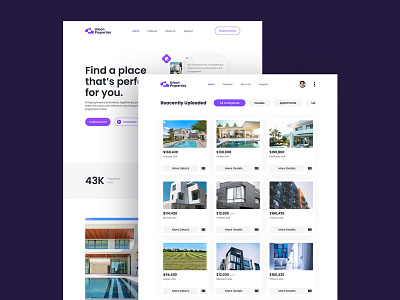 Urban Properties Web Design app branding graphic design properties real estate ui ux web design web development website design