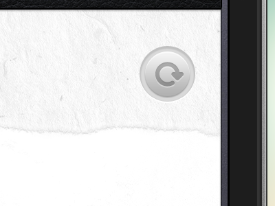 Celeb Diary Paper button ios paper refresh retina texture torn