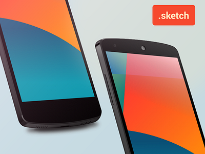 Nexus 5 Sketch template android design free freebie giveaway nexus sketch sketchapp template ui ux