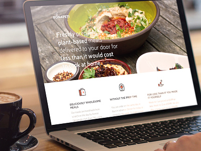 Bonapeti clean design food healthy mac website