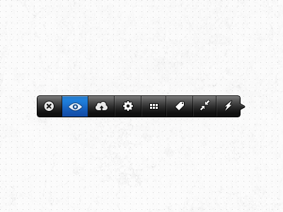 OS X Glyphs glyphs icons mac os x popup vector white