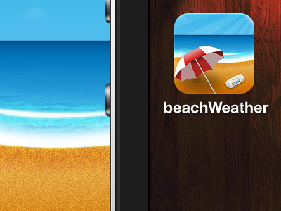 Beach Weather icon 4 beach holiday icon ios retina rounded summer sun weather