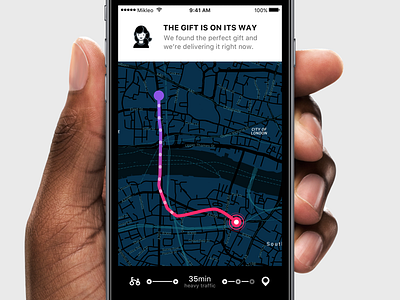 Gift Mapper ai app clean design fffabs ios iphone london mikleo ui