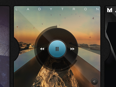 Player overlay player nodejs node prototype music ui ux candy