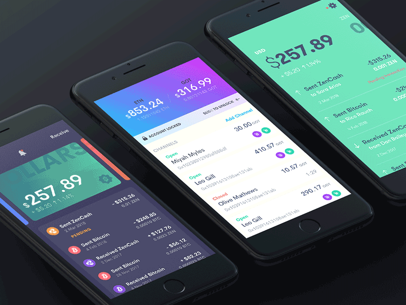 The Crypto App Design