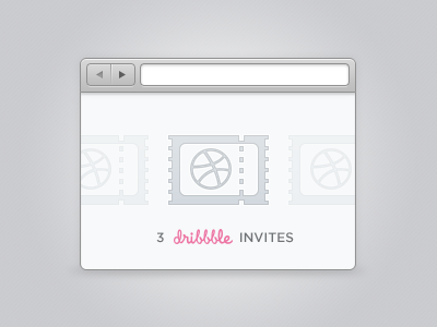 Invites dribbble free giveaway invites psd the best window