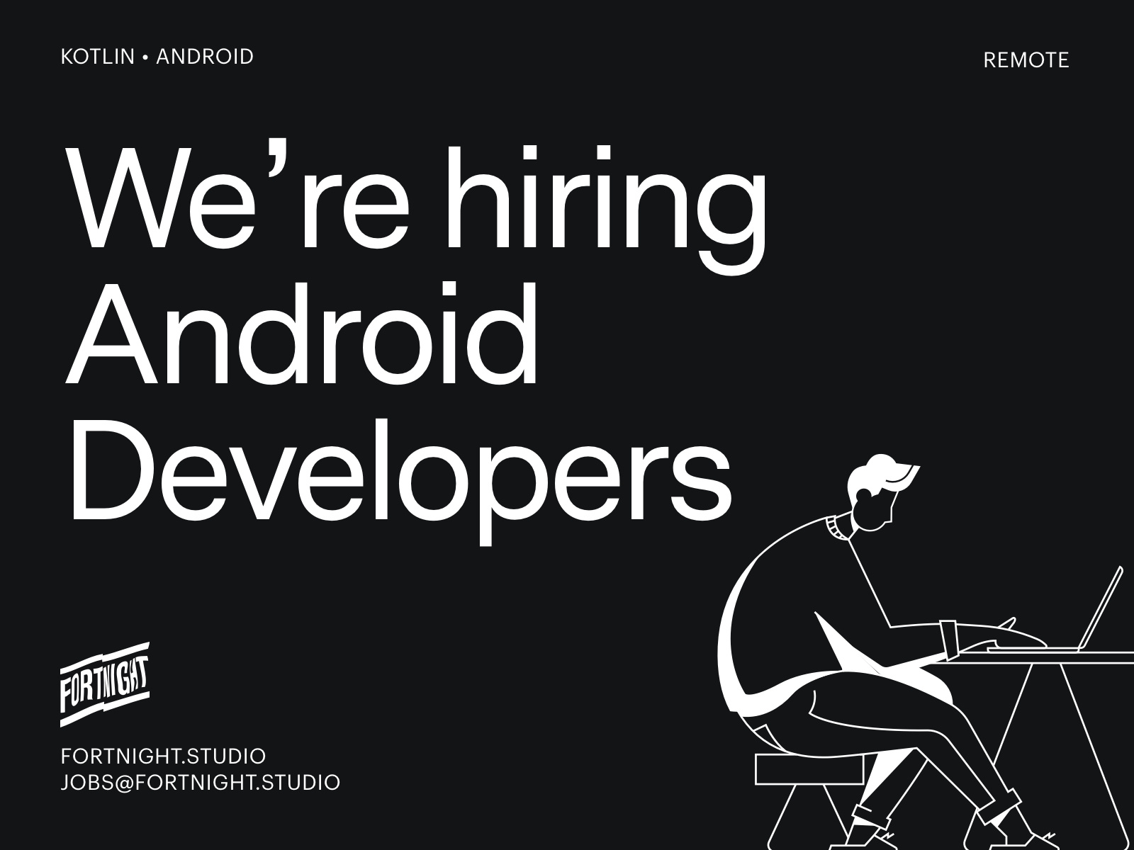 🤖We're hiring Android developers by Fabio Basile for Fortnight on Dribbble