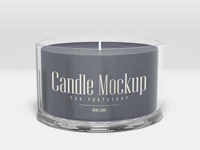 Candle Glass Jar Mockup By Diego Sanchez For Medialoot On Dribbble