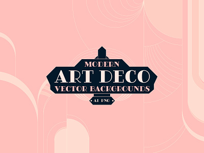 Modern Art Deco Vector Backgrounds art deco backgrounds illustration vector