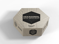 Download Hexagonal Box Mockup by Diego Sanchez for Medialoot on ...