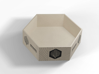 Download Hexagonal Box Mockup by Diego Sanchez for Medialoot on ...