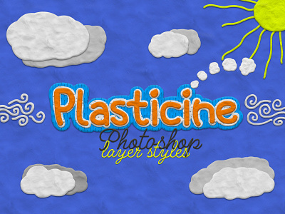 Plasticine Clay - Photoshop Layer Styles clay layer styles photoshop plasticine