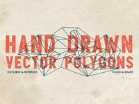 Hand Drawn Vector Polygons