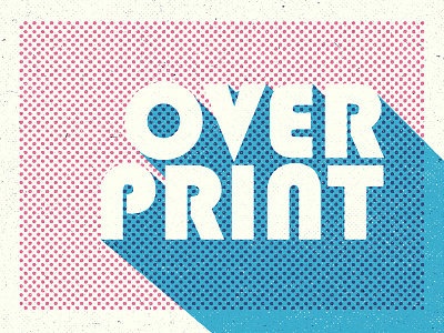 Overprint Photoshop Mockup mockup overprint press tints