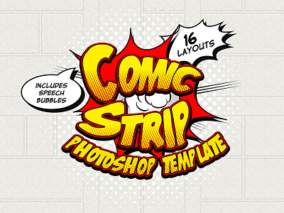 Comic Strip Template comic comic strip photoshop template