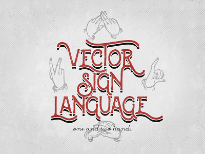 Vector Sign Language alphabet communication hand gestures sign language vector