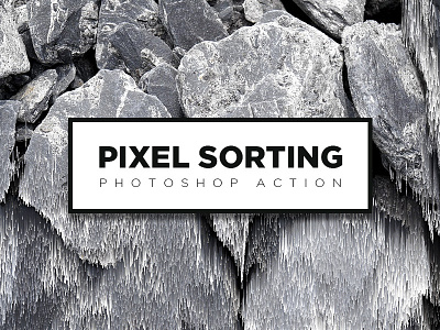 Pixel Sorting Photoshop Action action photoshop pixel sorting