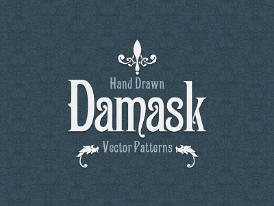 Hand Drawn Damask Vector Patterns barroque damask damask design damask patterns flourishes vector damask vector patterns wallpaper
