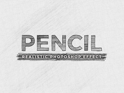 Realistic Pencil Drawing Effect