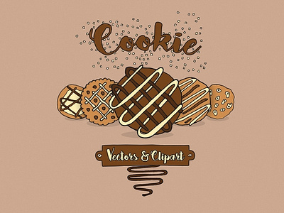 Cookie Vectors & Clipart baking cake chocolate chocolate chip cookie clipart cookies donut