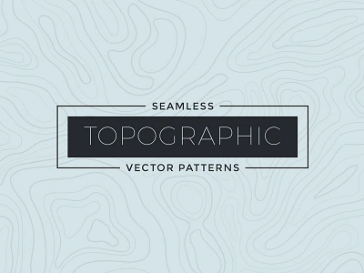 Seamless Topographic Patterns mountains pattern terrain topographic map topographical vector