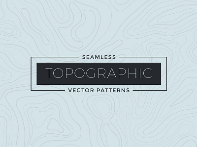 Seamless Topographic Patterns mountains pattern terrain topographic map topographical vector