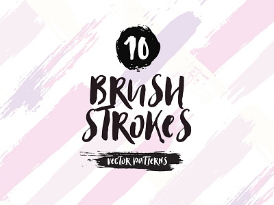 Brush Strokes Vector Patterns artistic brush strokes brushes patterns seamless vector patterns