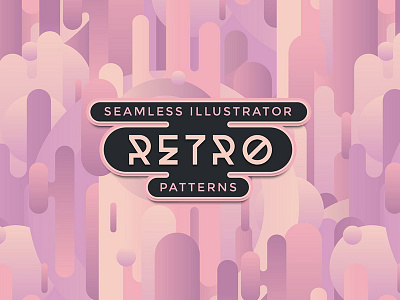 Retro Illustrator Patterns 60s 70s patterns retro retro patterns seamless vector patterns vintage