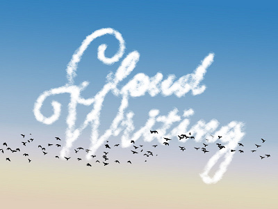 Cloud Writing Photoshop Action cloud cloud writing photoshop action text to clouds