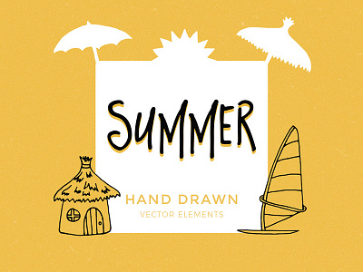 Hand Drawn Summer Elements