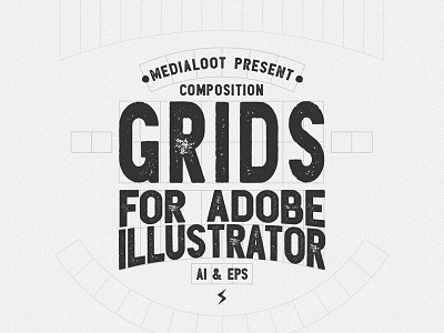 Composition Grids badges composition covers grids lettering logos quotes