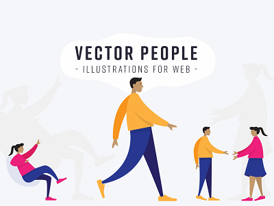 Vector People: Illustrations for Web