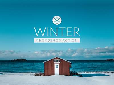 Winter Photoshop Action cold ice snow weather winter