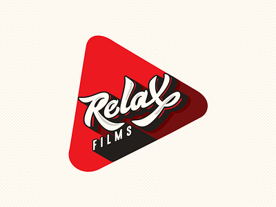 RELAX FILMS - LOGO design films lettering logo logotype play relax