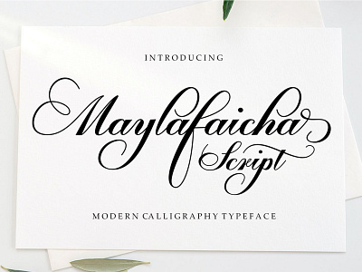 Maylafaicha calligraphy elegant event girl web design wedding