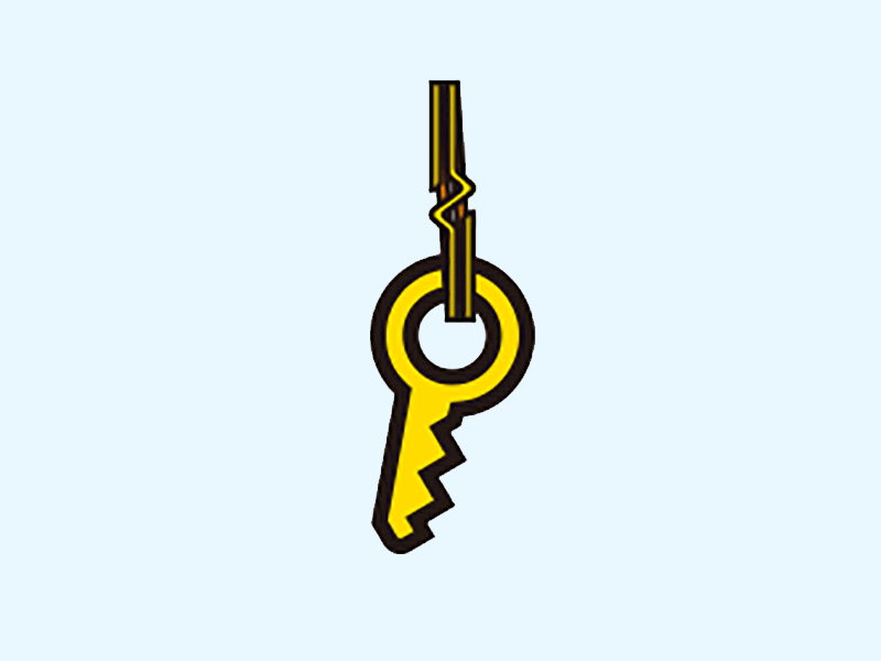 Smooth cartoon comic design fantasy fun art gif illustration key keychain keychaindesign motion product yellow