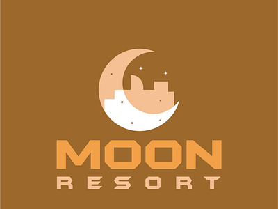 Moon Resort branding design graphic design illustration logo motion graphics