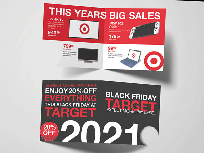 Target Brochure design graphic design typography vector