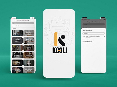 KOOLI | App UI app graphic design logo ui ux