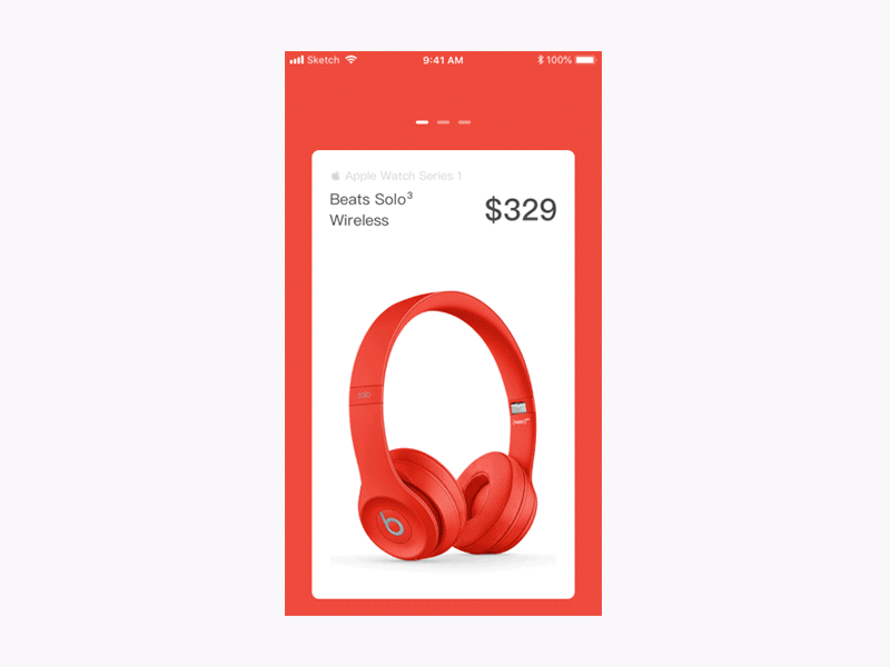 Beats Page design ux