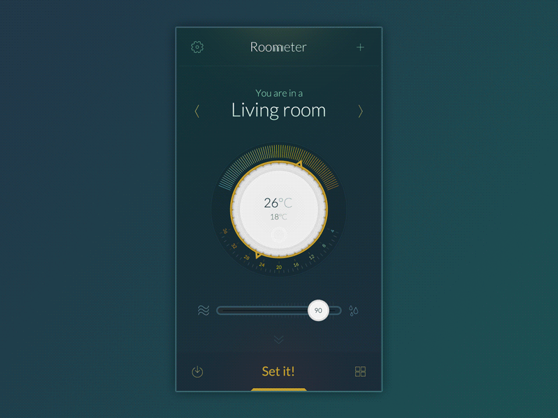 Roometer iOS app