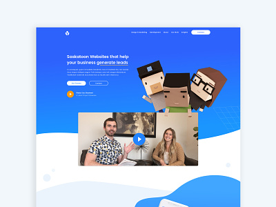 Yas Homepage App Design | Web Design