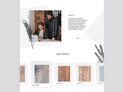 Local Flooring | Homepage Design app branding homepage icon ui ux web web design website