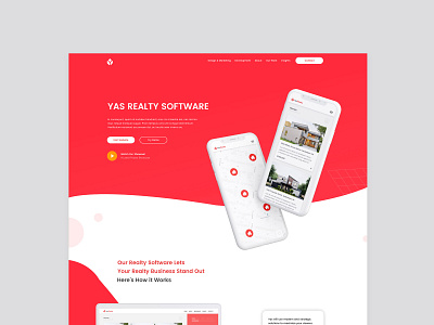 Yas Realty Homepage Web Design app design homepage ui ux web web design website