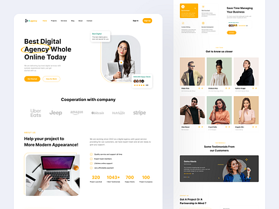 E.agency - Agency Landing Page