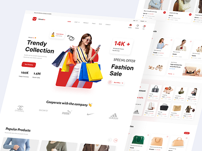 BelanjeBae - E-commerce Landing Page